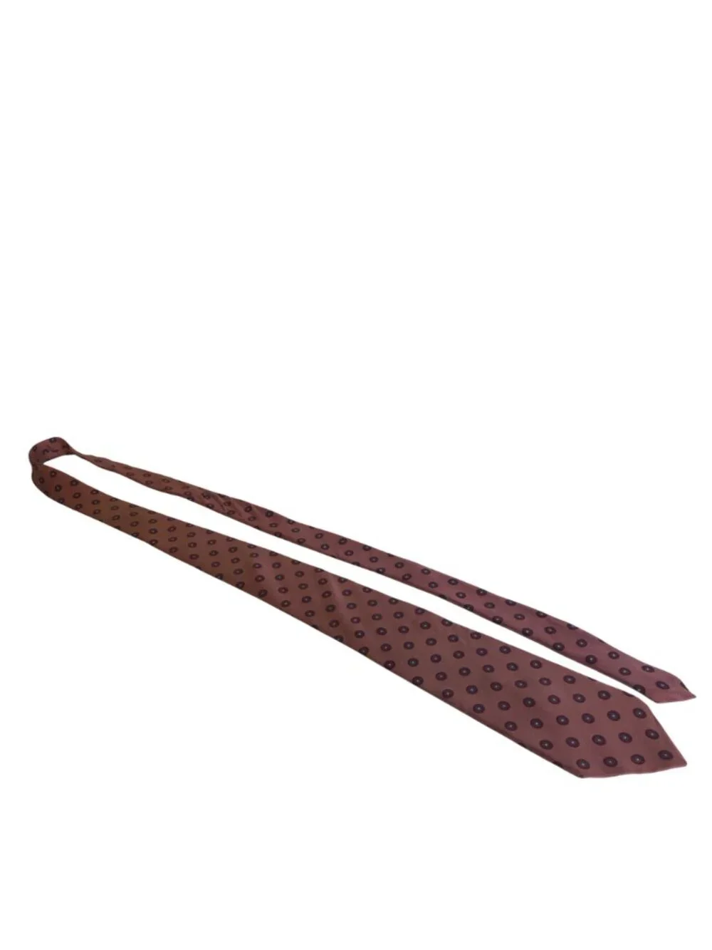 Giacomo Silk Tie Extra Long Pink Patterned Italy Accessory Office Formal Gift